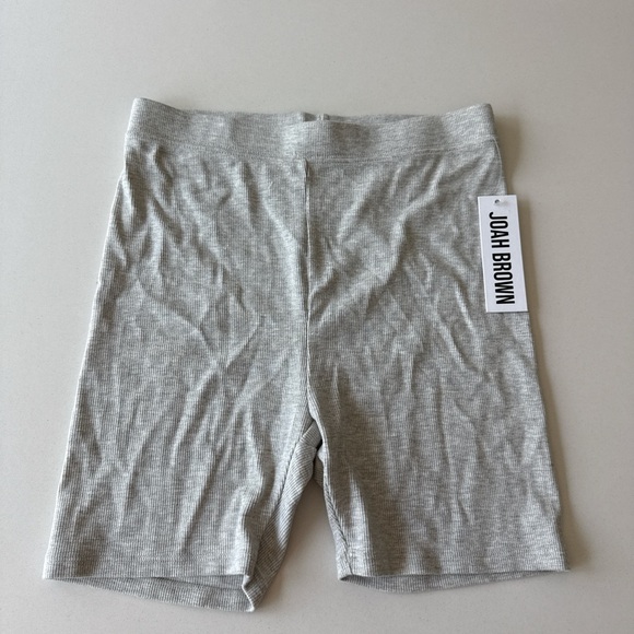 NWT Joah Brown ribbed shorts S/M - Picture 1 of 3
